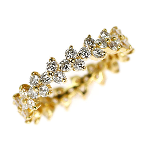 K18YG ダイヤモンド リング 0.97ct フルエタニティ ピンキー