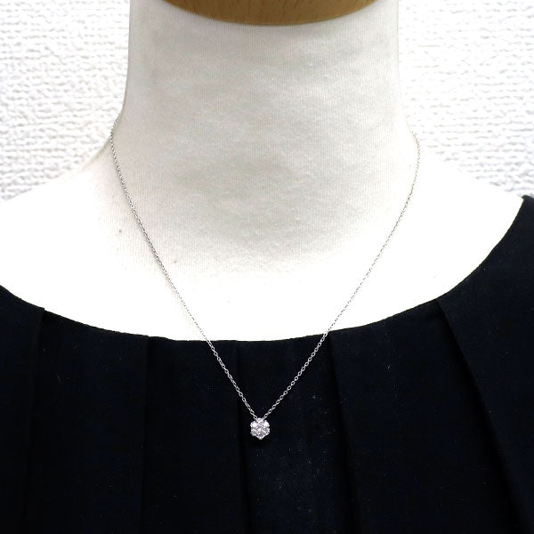 ポンテヴェキオ K18WG ダイヤモンド ペンダントネックレス 0.26 ポンテヴェキオ K18WG ダイヤモンド ペンダントネックレス 0.26