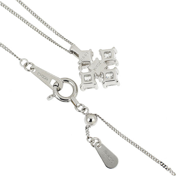 Pt900/ Pt850 ダイヤモンド ペンダントネックレス 0.507ct