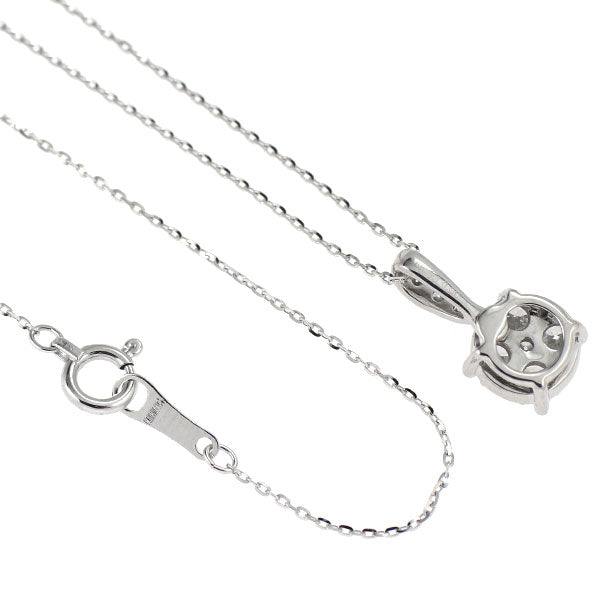 K18WG ダイヤモンド ペンダントネックレス 0.50ct