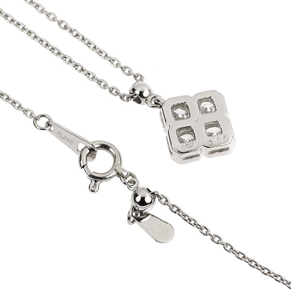 Pt900/ Pt850 ダイヤモンド ペンダントネックレス 0.75ct