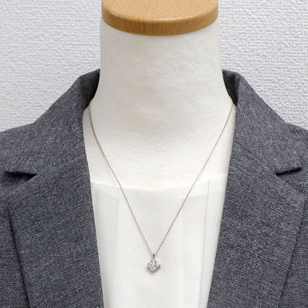 Pt900/ Pt850 ダイヤモンド ペンダントネックレス 0.75ct