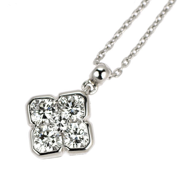 Pt900/ Pt850 ダイヤモンド ペンダントネックレス 0.75ct