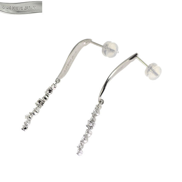 ラッセル K18WG ダイヤモンド ピアス 0.52ct