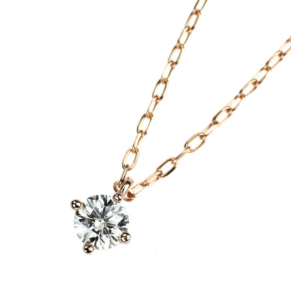 K18PG ダイヤモンド ペンダントネックレス 0.20ct