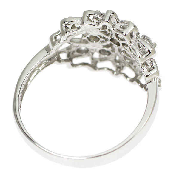 Pt900 ダイヤモンド リング 0.50ct  フラワー