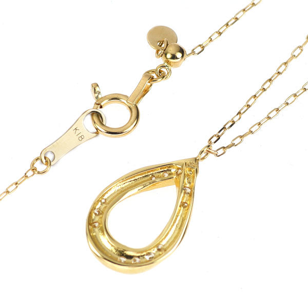 K18YG ダイヤモンド ペンダントネックレス 0.10ct