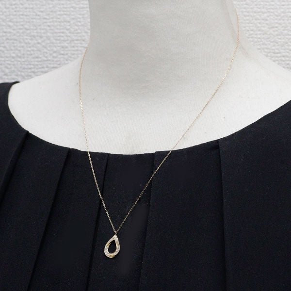 K18YG ダイヤモンド ペンダントネックレス 0.10ct