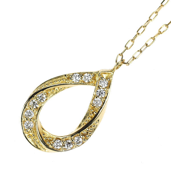 K18YG ダイヤモンド ペンダントネックレス 0.10ct