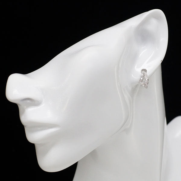 K18WG ダイヤモンド ピアス 0.45ct