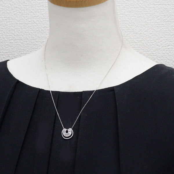 K18WG ダイヤモンド ペンダントネックレス 0.69ct