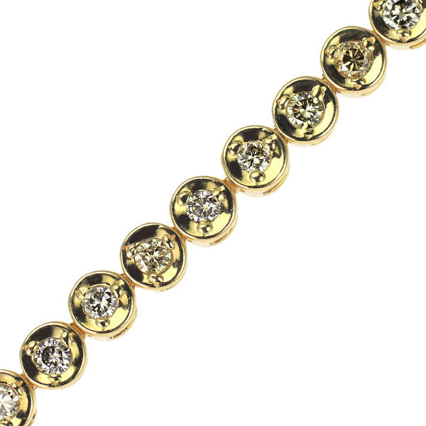K18YG ダイヤモンド テニス ブレスレット 1.00ct