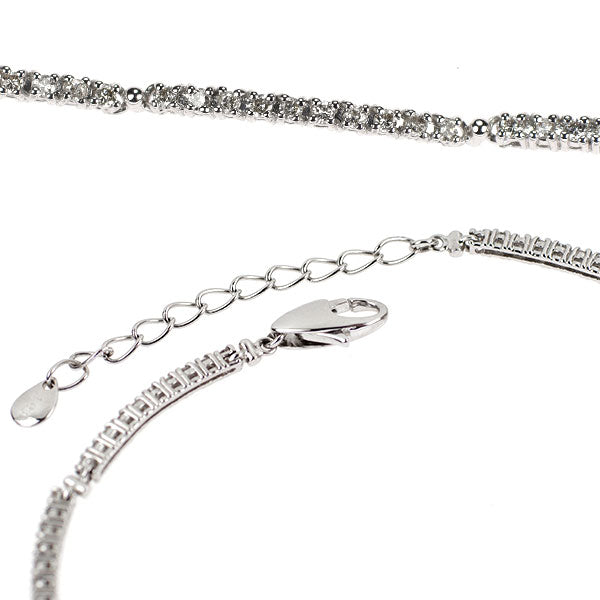 K18WG ダイヤモンド ブレスレット 1.00ct テニス
