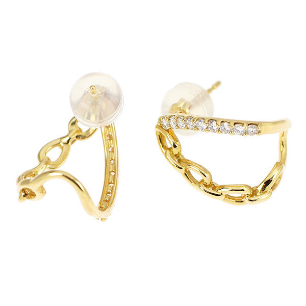 K18YG ダイヤモンド ピアス 0.20ct
