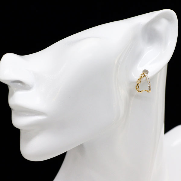 K18YG ダイヤモンド ピアス 0.20ct
