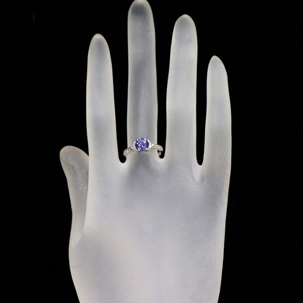 Pt900 タンザナイト ダイヤモンド リング 1.06ct D0.12ct — セルビー