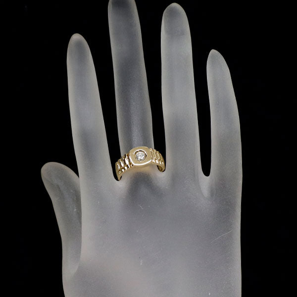 K18YG ダイヤモンド リング 0.23ct