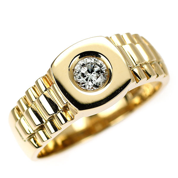 K18YG ダイヤモンド リング 0.23ct