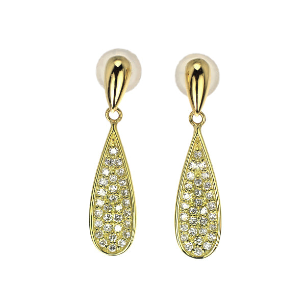 K18YG ダイヤモンド ピアス 0.30ct