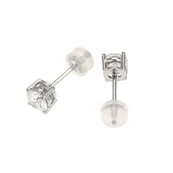 Pt900 ダイヤモンド スタッド ピアス 1.097ct