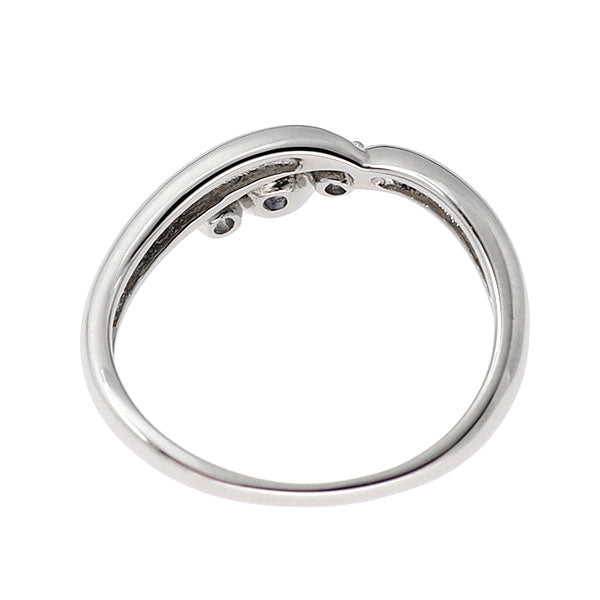 Pt900 タンザナイト ダイヤモンド リング D0.06ct