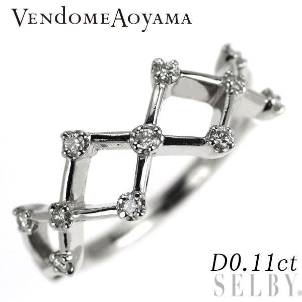 の*ん様 pt900 ヴァンドーム　ダイヤモンド　リング ヴァンドーム青山 Pt900 ダイヤモンド リング 0.11ct — セルビー
