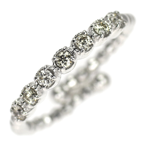 K18WG ダイヤモンド リング 0.20ct 形状記憶