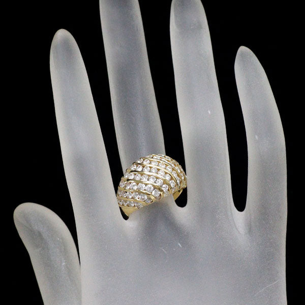 K18YG ダイヤモンド リング 2.94ct