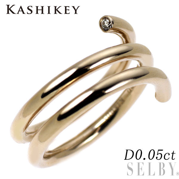 カシケイ K18BG ダイヤモンド リング 0.05ct