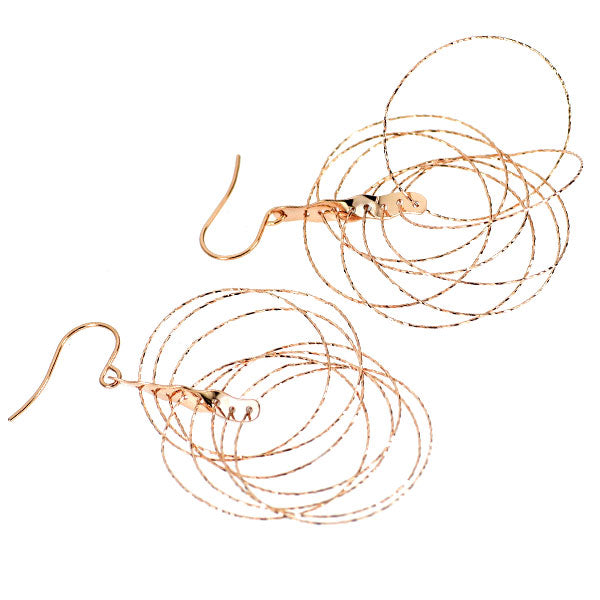 K18PG デザイン ピアス