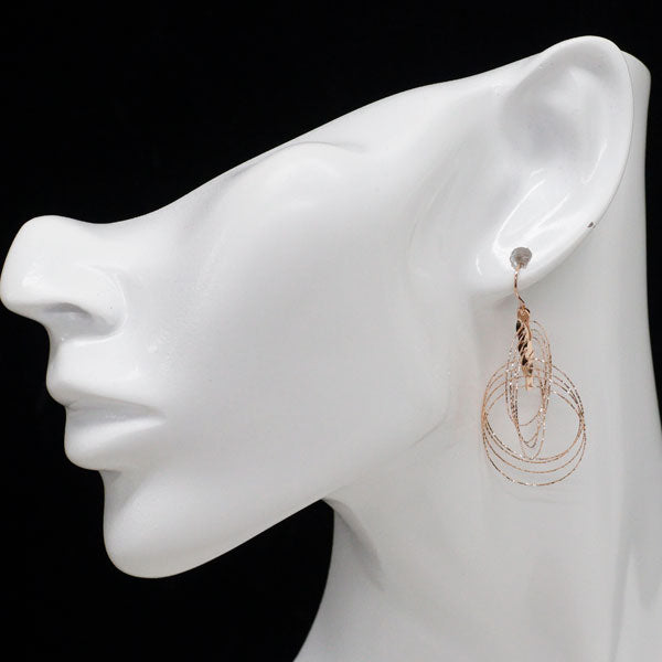 K18PG デザイン ピアス