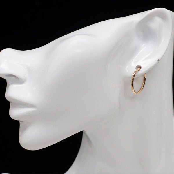 K18PG ピアス フープ