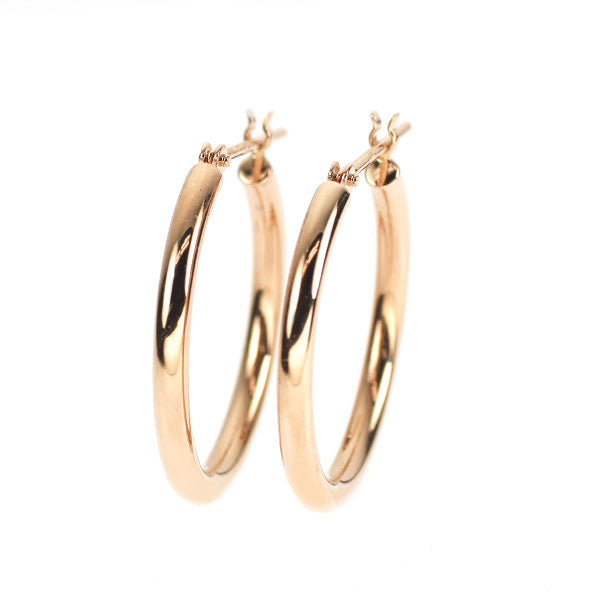 K18PG ピアス フープ