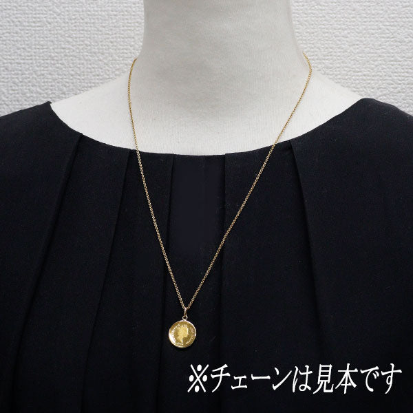 K24/K18 ペンダントトップ コイン エリザベス女王2世 北極熊親子 1/20oz