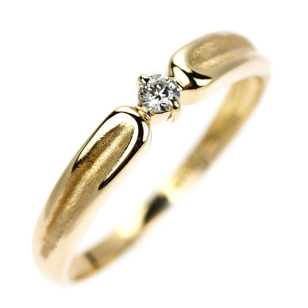 K18YG ダイヤモンド リング 0.05ct