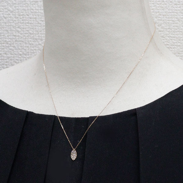 K10YG ダイヤモンド ペンダントネックレス 0.15ct