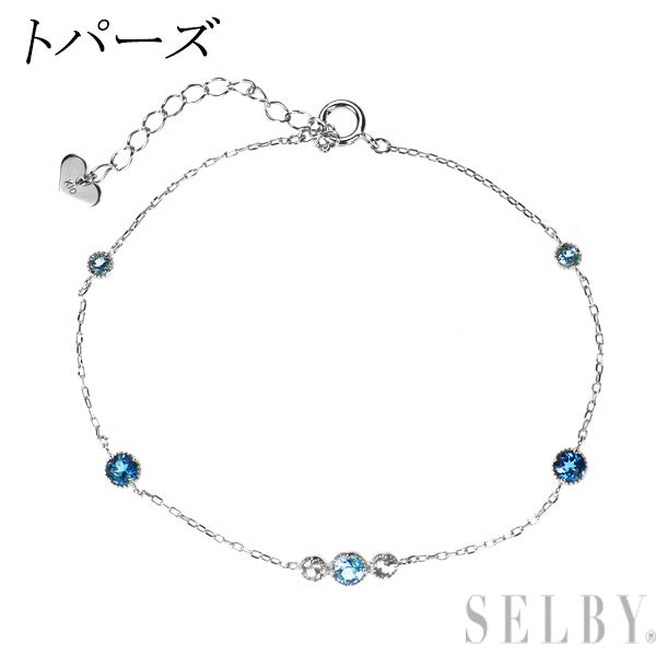 K10WG トパーズ ステーション ブレスレット — セルビーオンラインストア