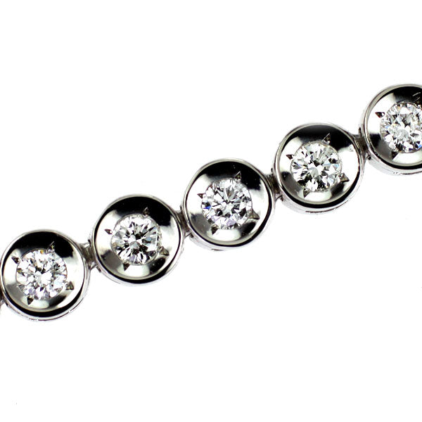 Pt850 ダイヤモンド ブレスレット 2.00ct テニス