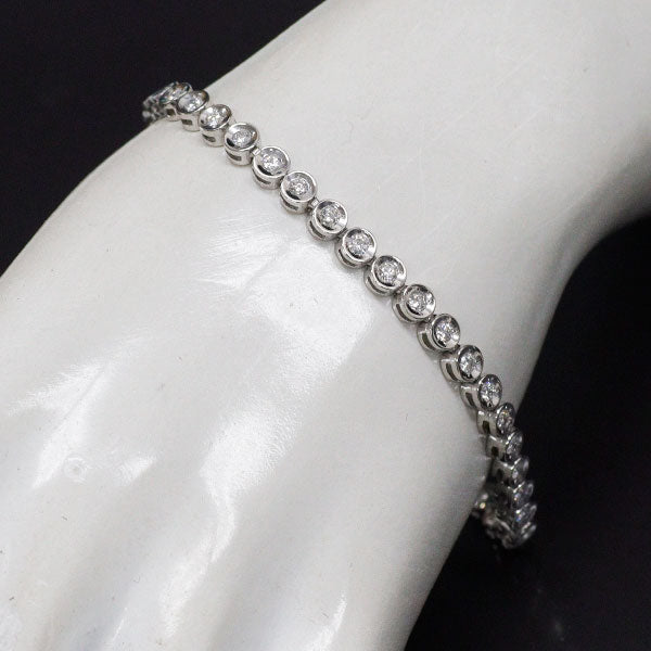 Pt850 ダイヤモンド ブレスレット 2.00ct テニス