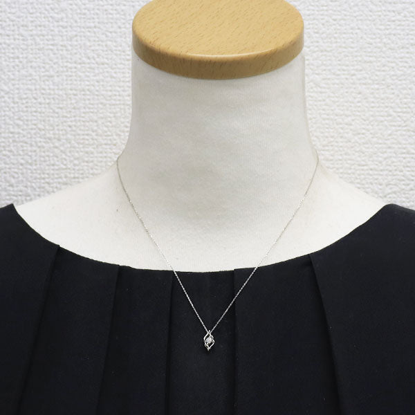 GSTV Pt950/ Pt850 ダイヤモンド ペンダントネックレス 0.08ct