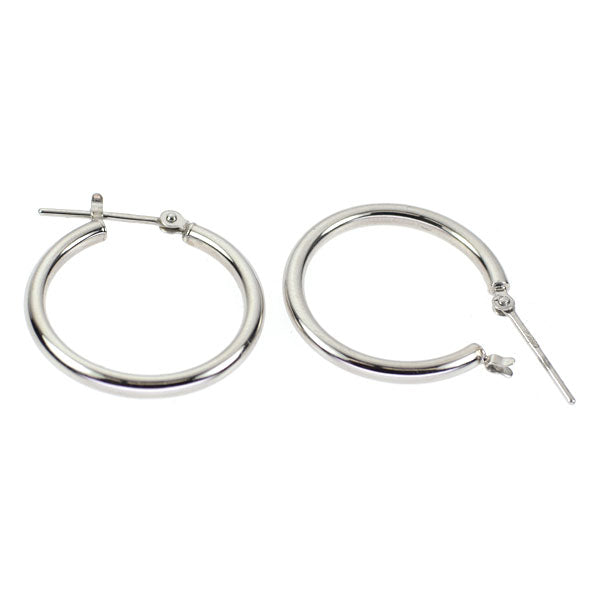 Pt850 ピアス フープ