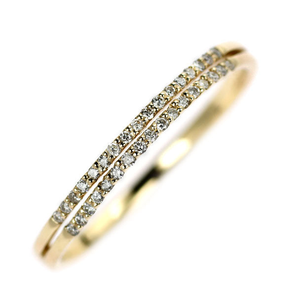 K10YG ダイヤモンド リング 0.10ct