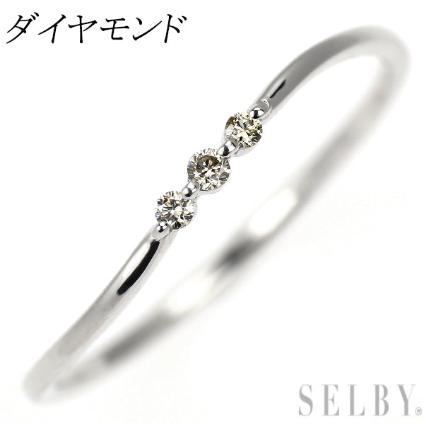 【文様 リクエスト】KANDA K10WG ダイヤモンドリング K10WG ダイヤモンド リング — セルビーオンラインストア