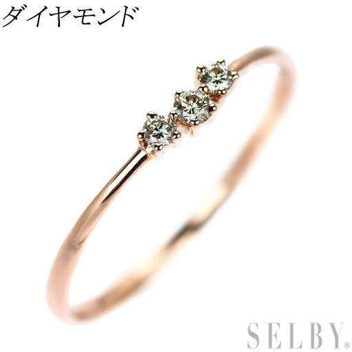 K10PG ダイヤモンド リング — セルビーオンラインストア