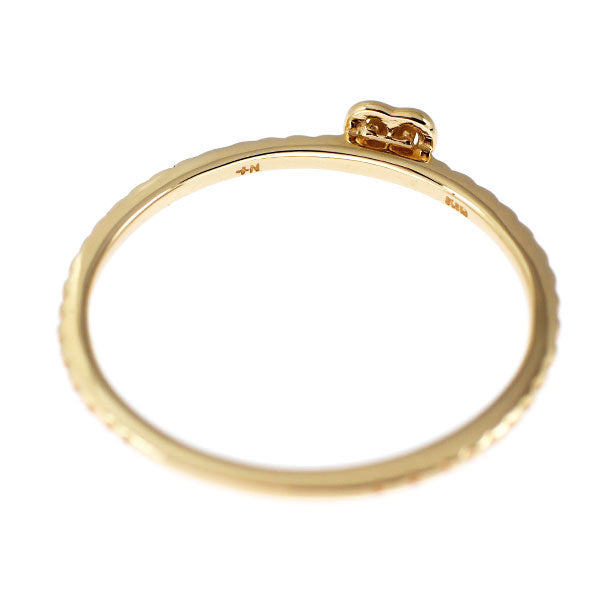 ノジェス K10YG ダイヤモンド リング ハート