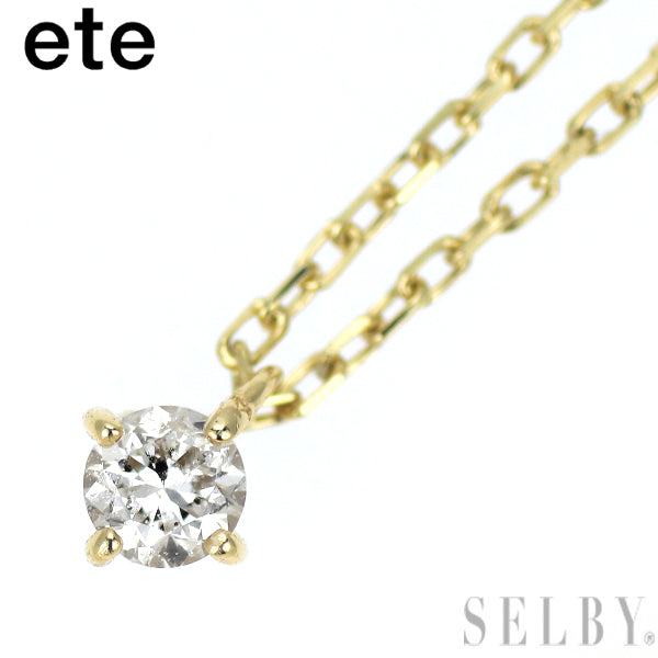 エテ/ete K10YG ダイヤモンド ペンダントネックレス — セルビー エテ/ete K10YG ダイヤモンド ペンダントネックレス — セルビー