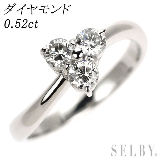 Pt900 ダイヤモンド リング 0.52ct
