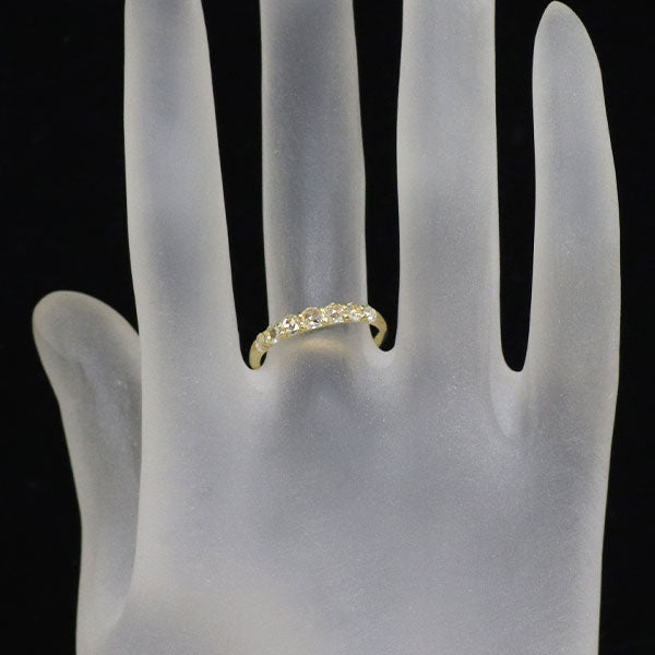 K18YG ローズカット ダイヤモンド リング 0.40ct