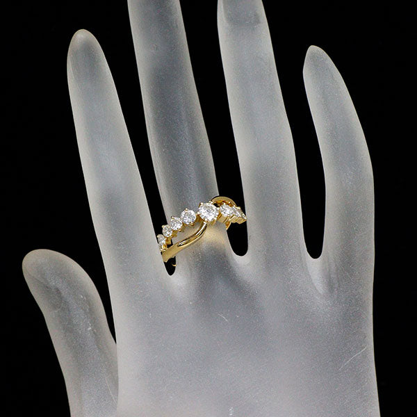 K18YG ダイヤモンド リング 1.17ct