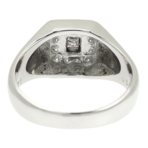 Pt900 天然ピンク ダイヤモンド リング 0.200ct Faint Pink I1 D0.16ct